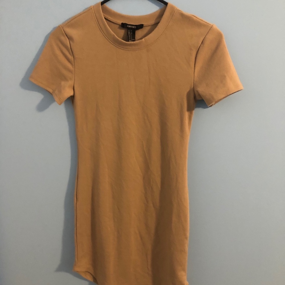 Tan forever 21 dress